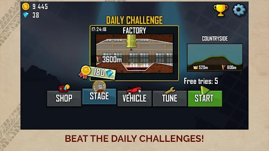 Hill climb racing mod apk 5